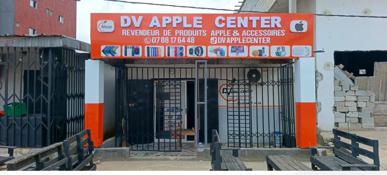 Façade et signalétique DV Apple Center
